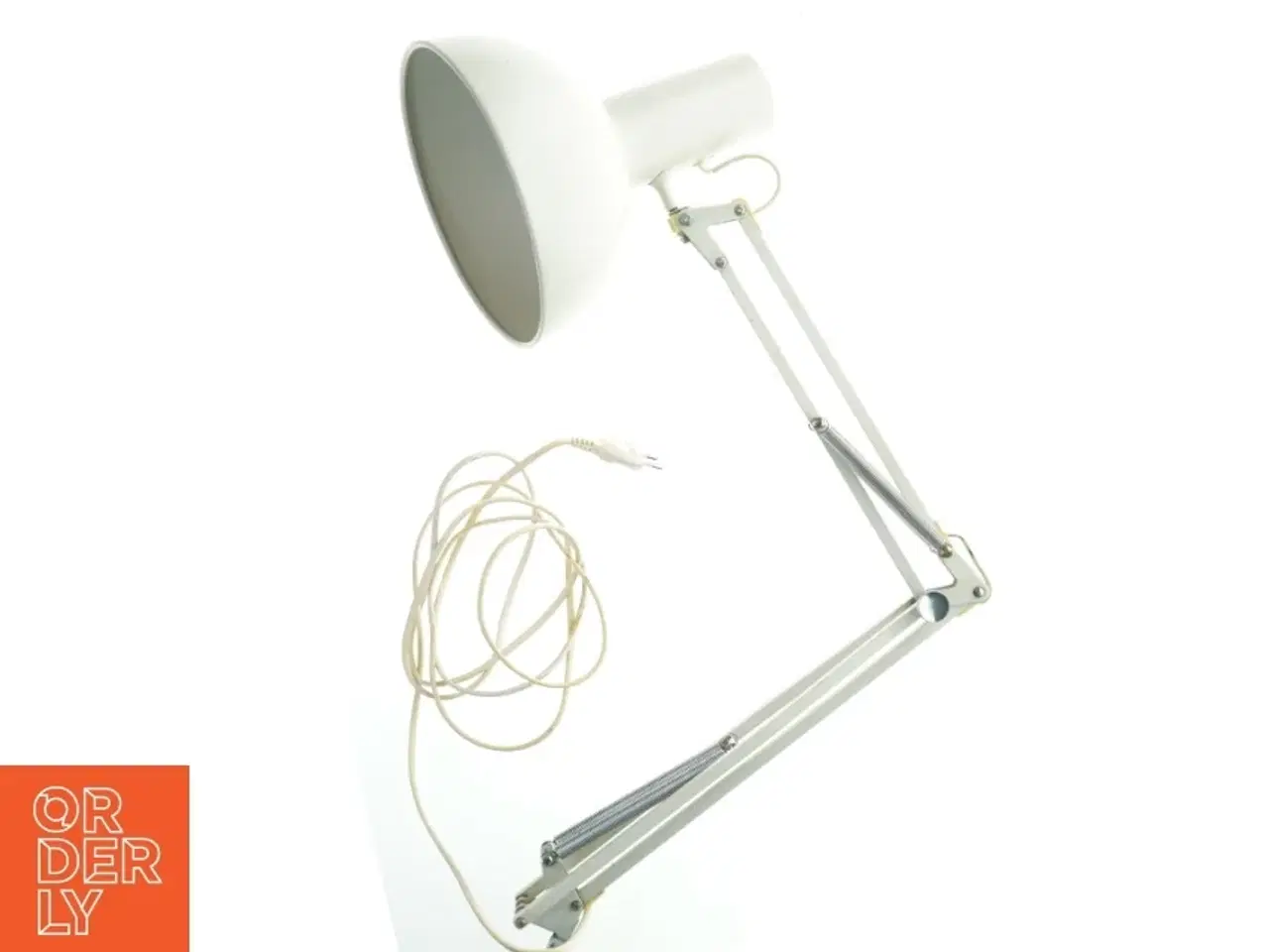 Billede 1 - Hvid arkitektlampe (str. 80 cm)