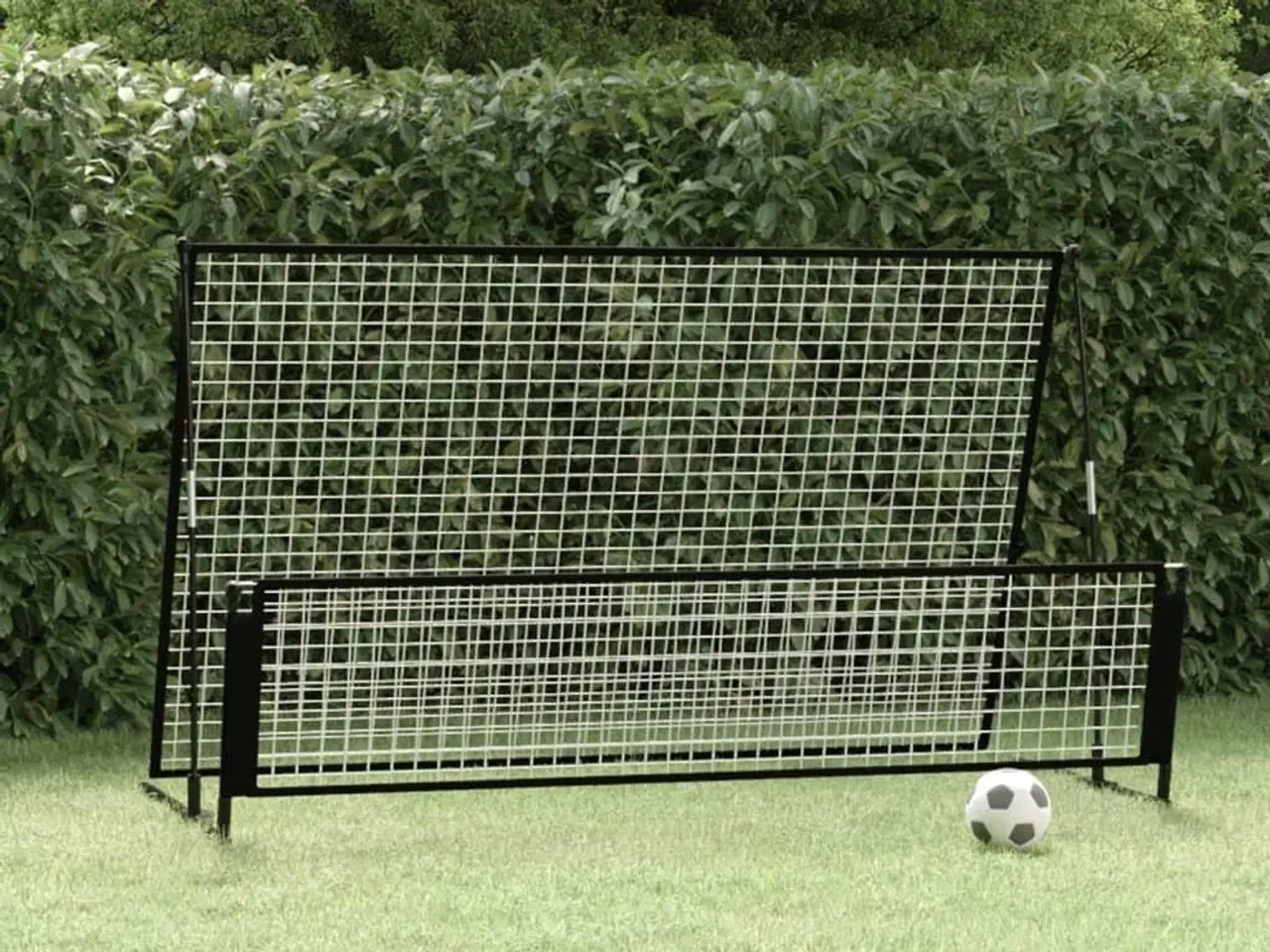 Billede 1 - 2-i-1 fodbold-rebounder 202x104x120 cm stål