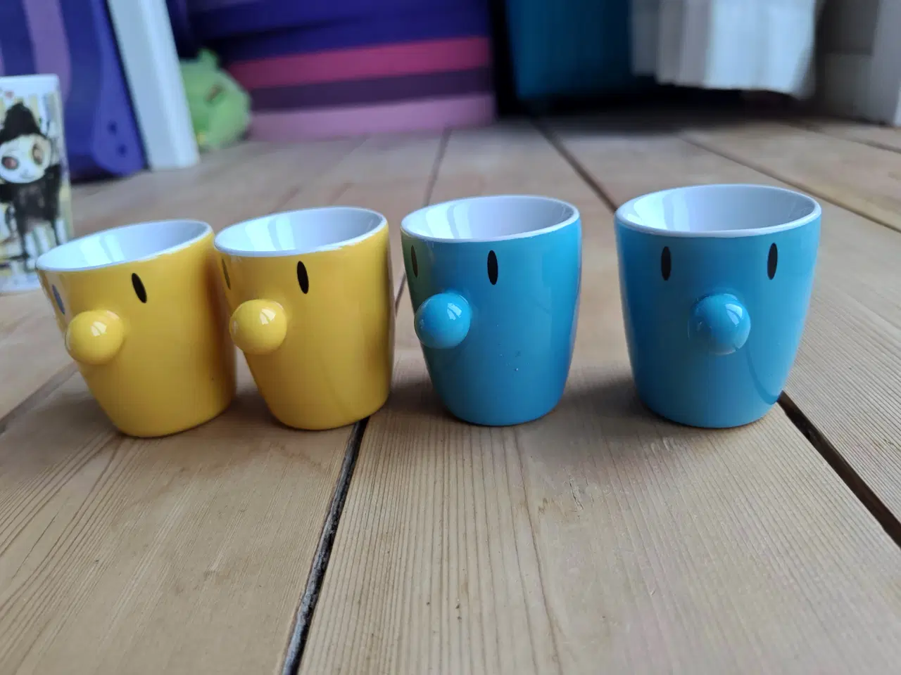 Billede 2 - 4 stk Hoptimist æggebægere 75Kr