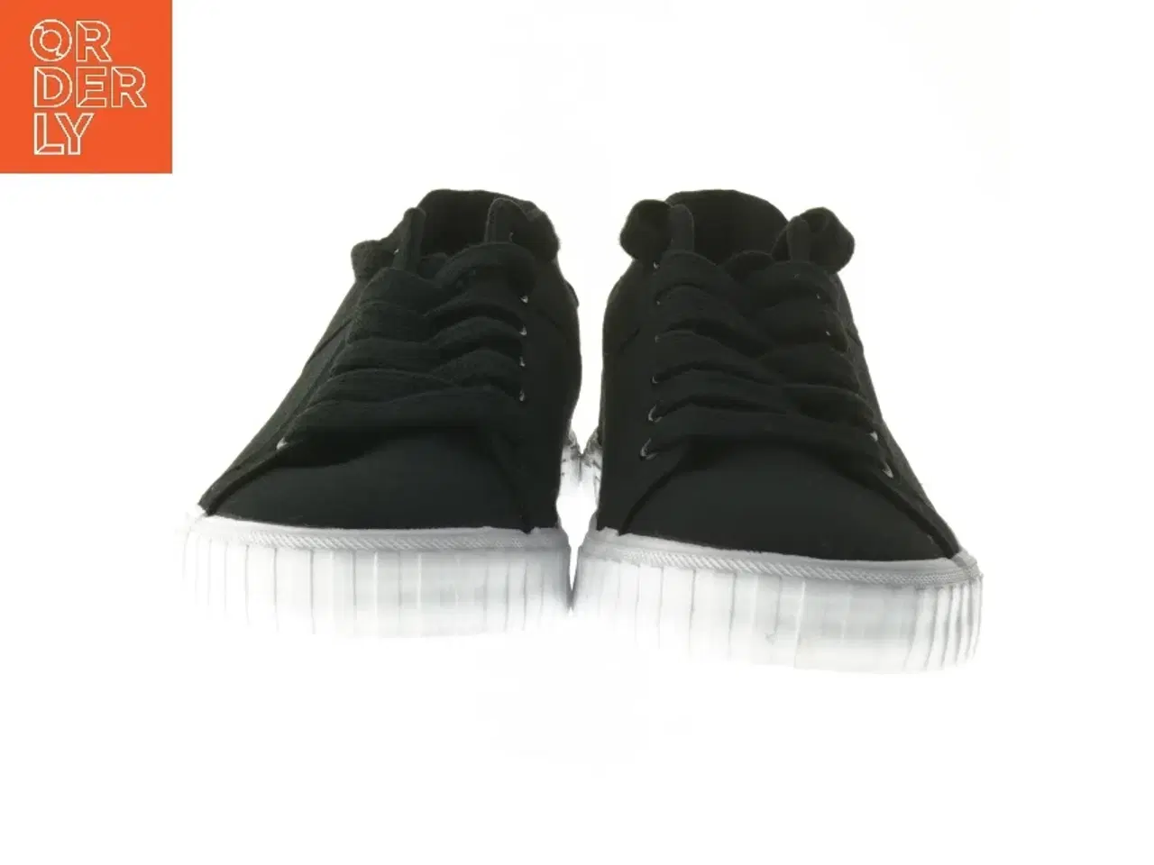 Billede 3 - Nye, sorte sneakers i lærred fra Graceland (str. 39 )