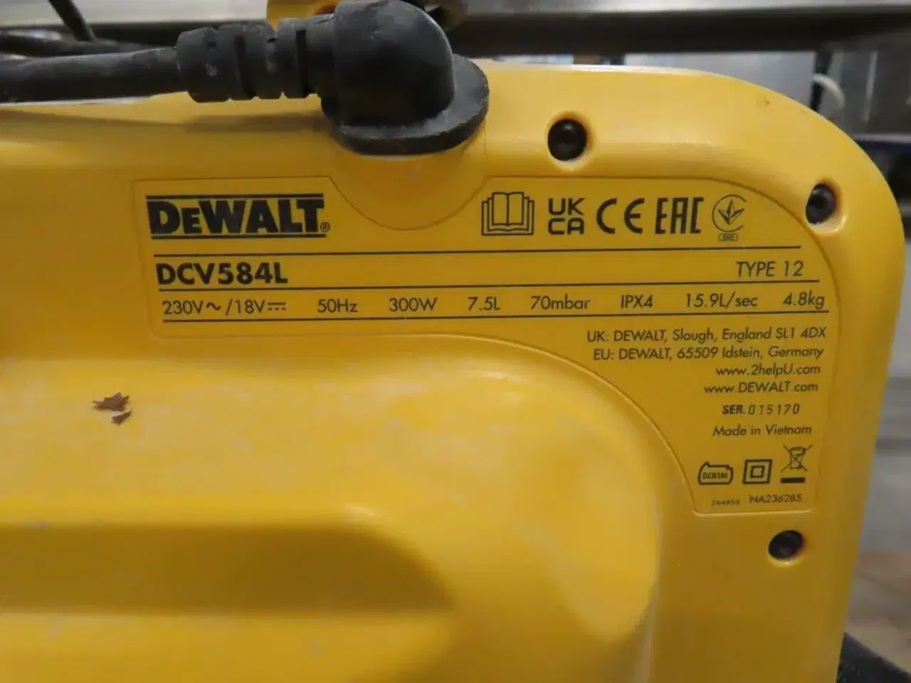 Billede 3 - Akku-støvsuger DEWALT