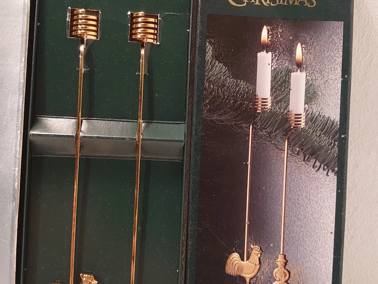 Billede 5 - Georg Jensen:4 pakker med lyseholdere til juletræ