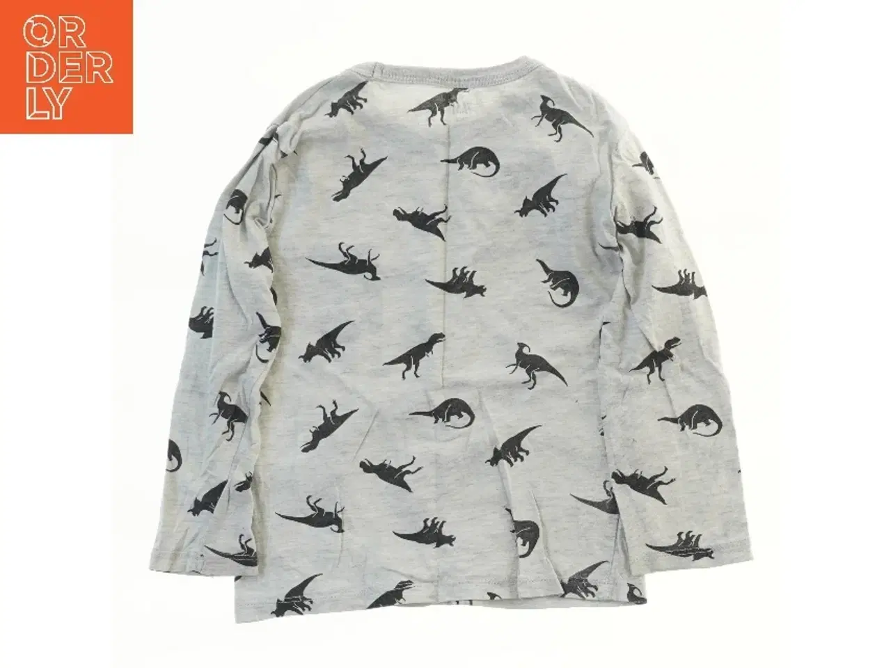 Billede 2 - Langærmet bluse med dinosaurprint fra H&M (str. 98)