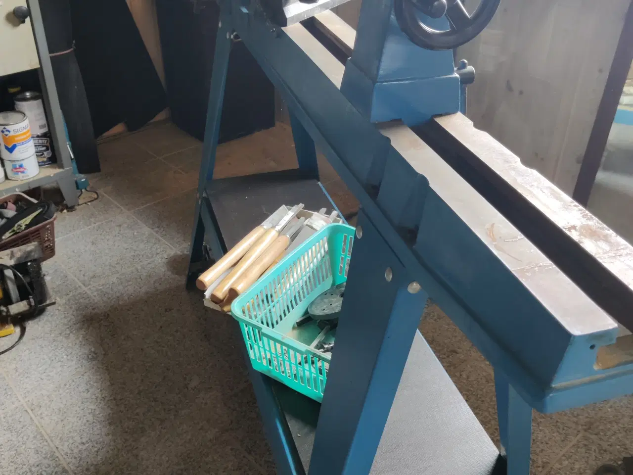 Billede 1 - Drejebænk til træ