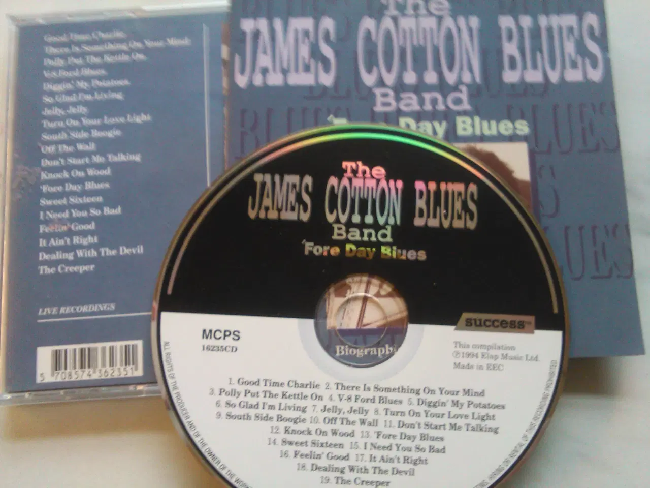 Billede 2 - James Cotton: Fore Day Blues  Ved køb af flere CD'