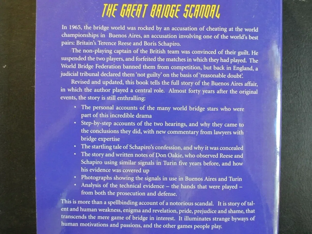 Billede 3 - the great bridge scandal, by alan truscott, emne: 