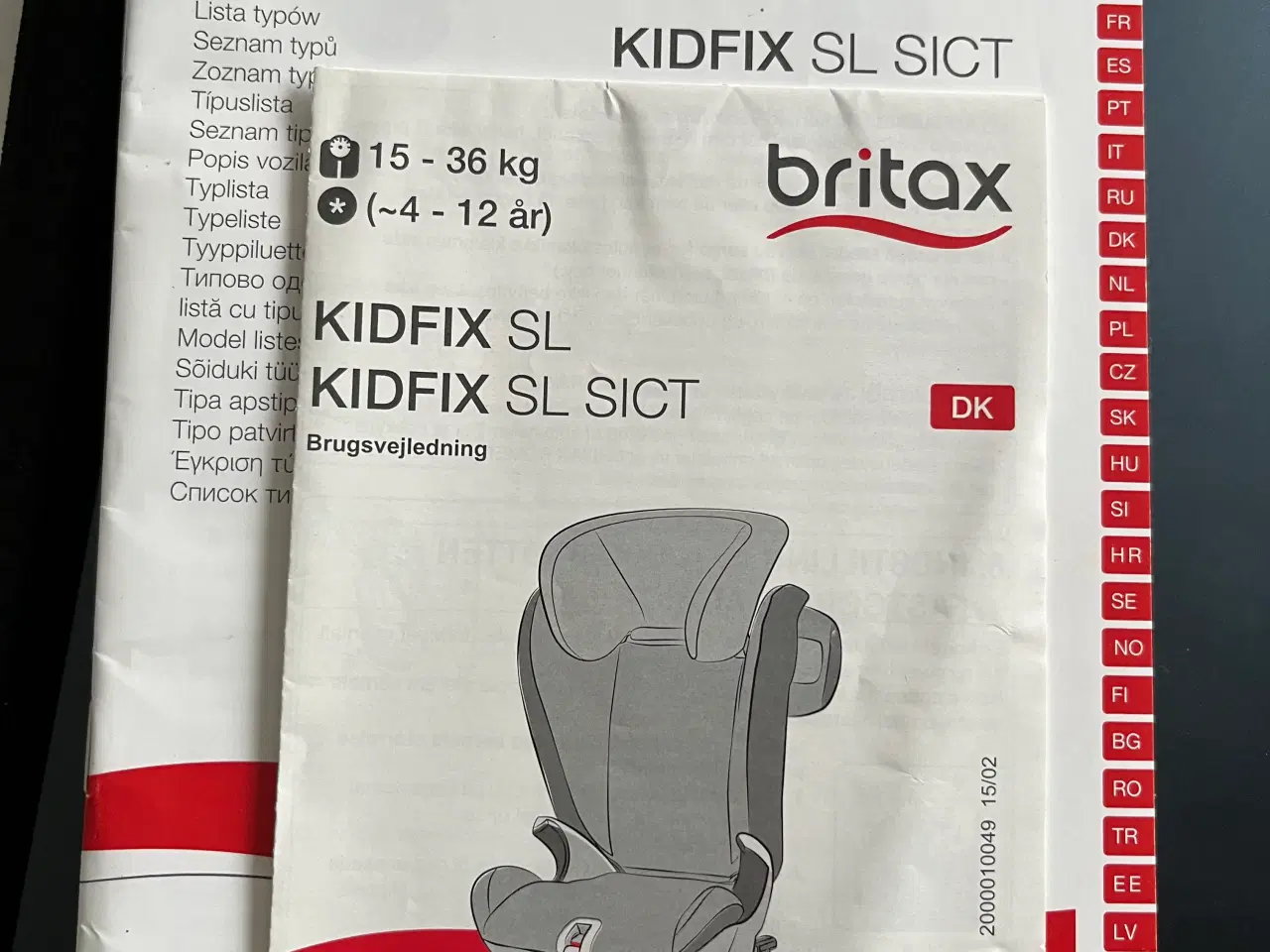 Billede 2 - Britax Rømer autostol 15-36kg