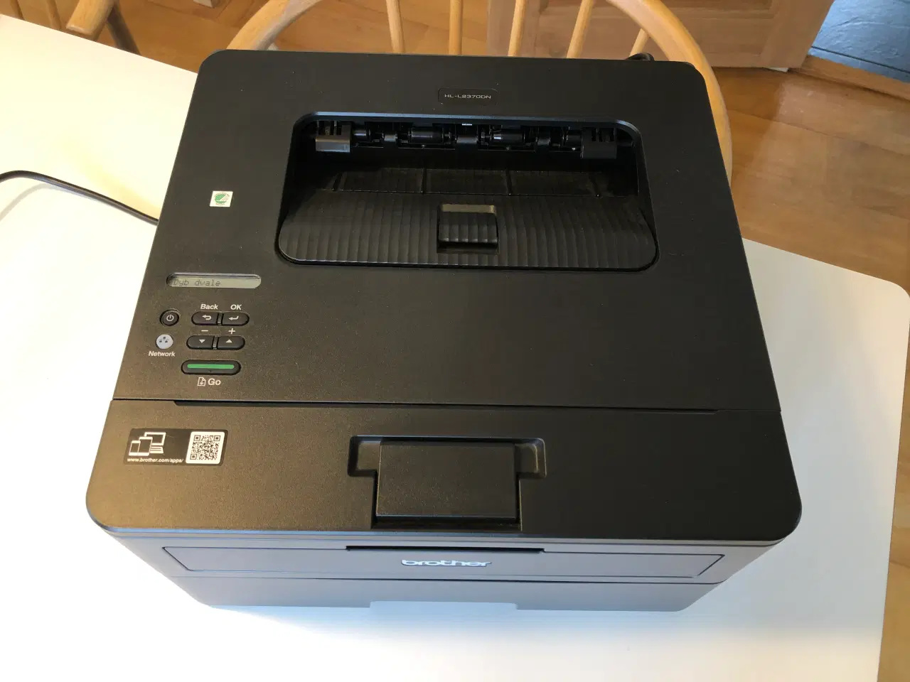 Billede 1 - Brother HL-L2370DN laserprinter sort/grå