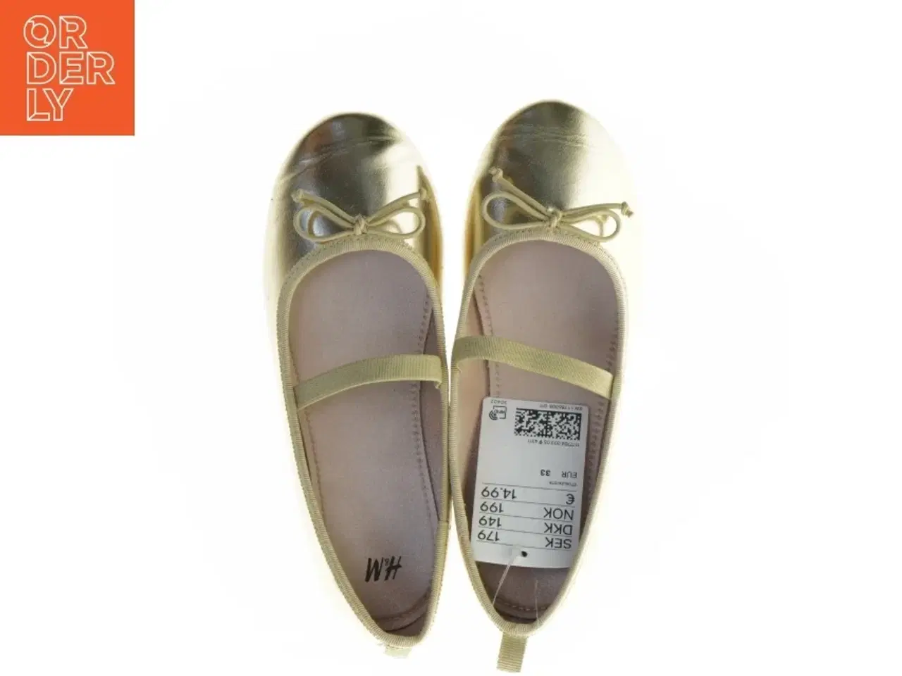 Billede 5 - Guld ballerina sko til børn fra H&M (str. 33 )