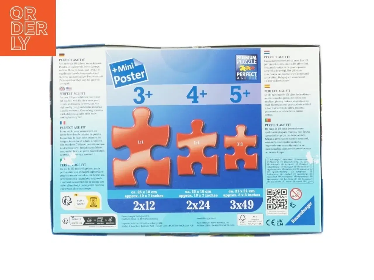 Billede 6 - Ravensburger puslespil fra Ravensburger (str. Cirka 21 x 21 cm)