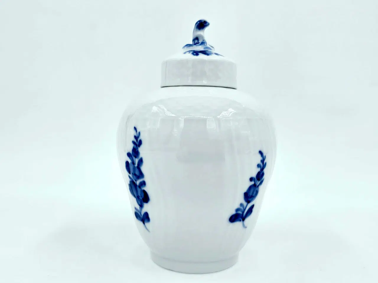 Billede 6 - Blå Blomst krukke med låg / Tedåse 1 sortering