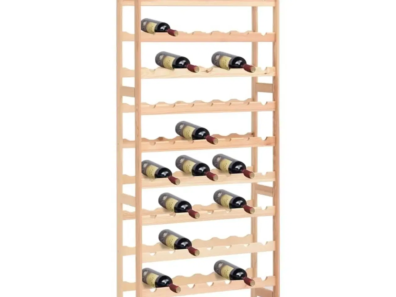 Billede 1 - Vinreol til 77 flasker fyrretræ