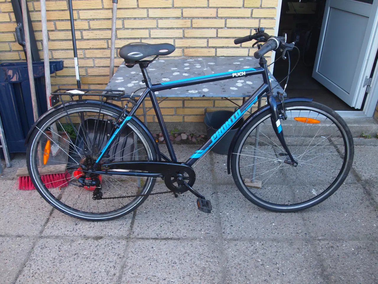 Billede 2 - sort/blå herre cykel
