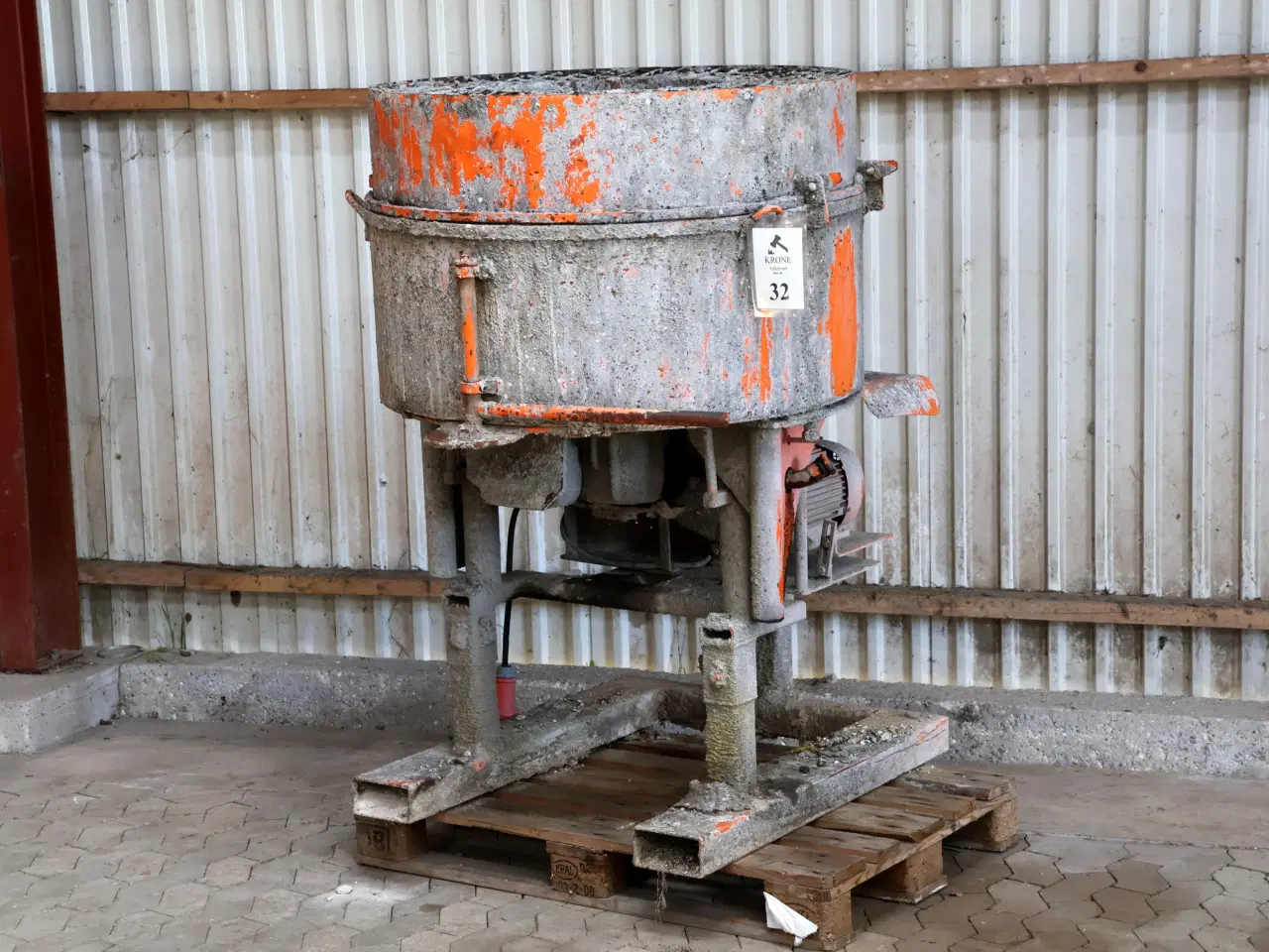 Billede 1 -  Tvangsblander, 380v m/truckgaffel lommer