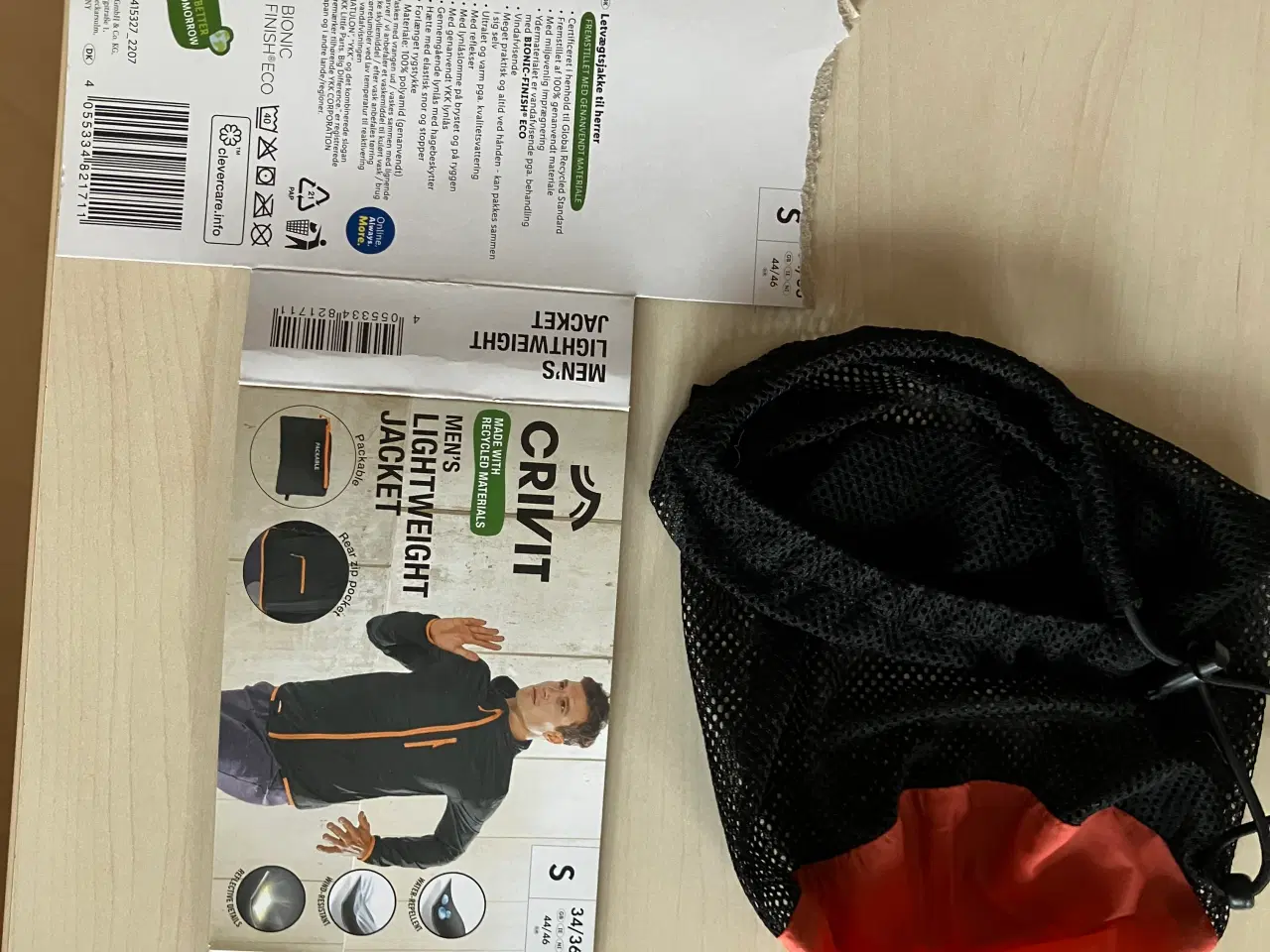 Billede 3 - Letvægts vandafvisende Crivit vindjakke, Dame M