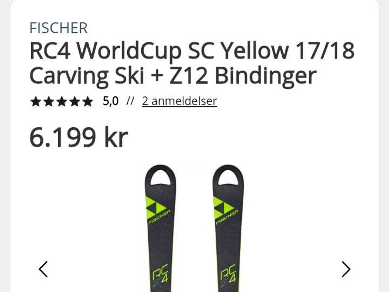 Billede 1 - Fischer worldcup RC 4