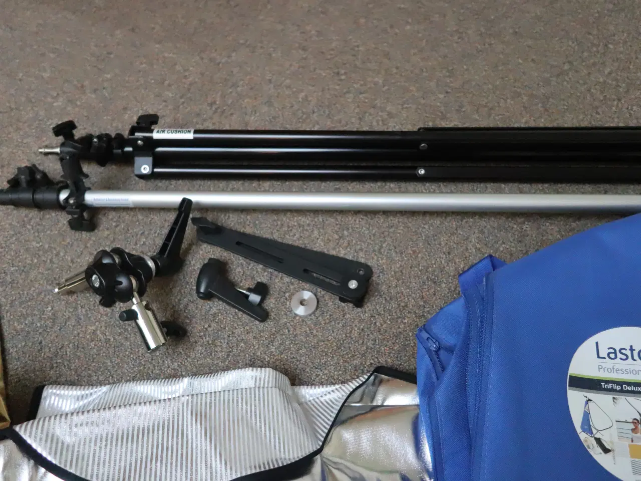 Billede 5 - Lastolite pro Stativ m holder + 5 reflektor/skærme