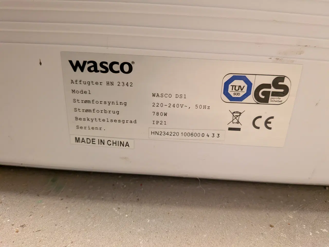 Billede 4 - WASCO DS1 affugter 
