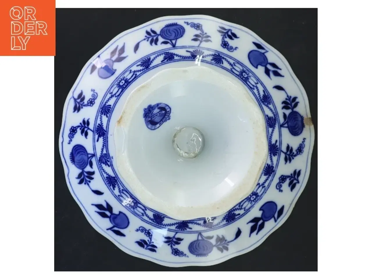 Billede 2 - Meissen kagefad på fod (str. 14x23,5 cm)