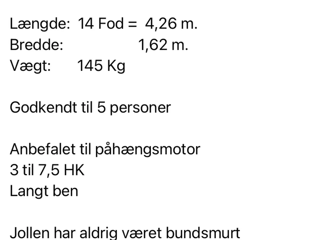 Billede 2 - Søstærk jolle med motor og vogn