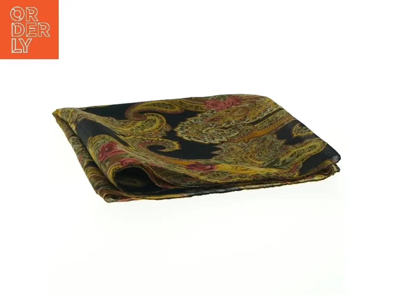 Billede 1 - Mønstret tørklæde (str. 155 x. 37 cm)