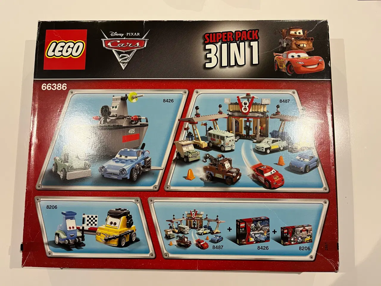 Billede 2 - LEGO Cars 2 nr. 66386 - Flo's V8, Spionskib mm.