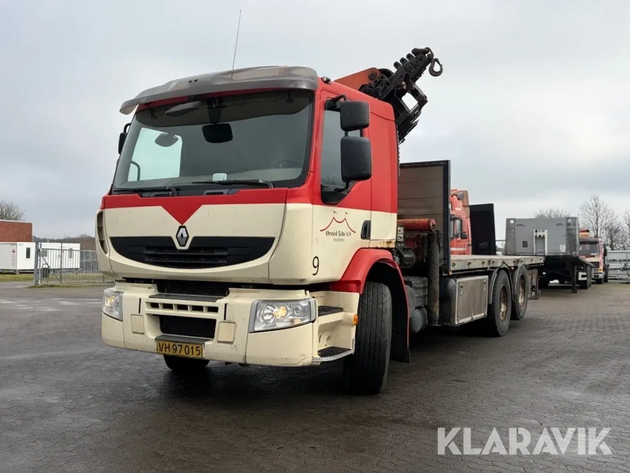Billede 2 - Lastbil Renault Premium 24C med 21 meter Palfinger kran