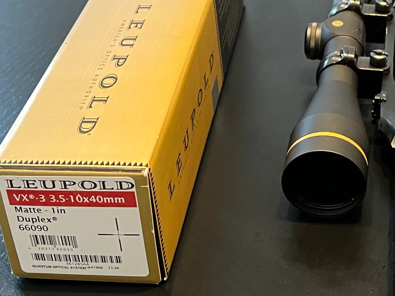 Billede 1 - Riffelkikkert, Leupold VX-3 3.5-10X40mm, 25 mm/1” 