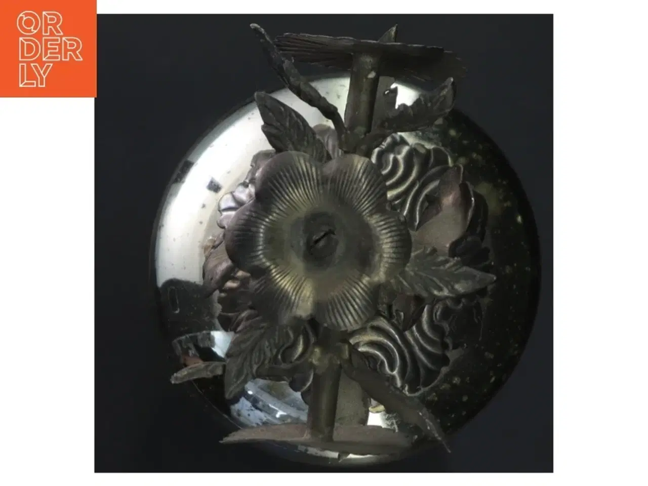 Billede 4 - Fattigmands vase med låg - metallisk look (str. 35 cm)