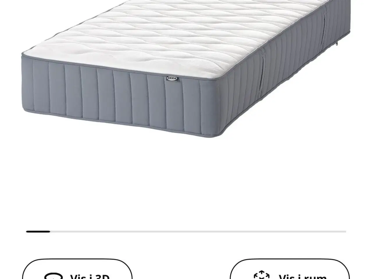 Billede 2 - Springmadras og topmadras