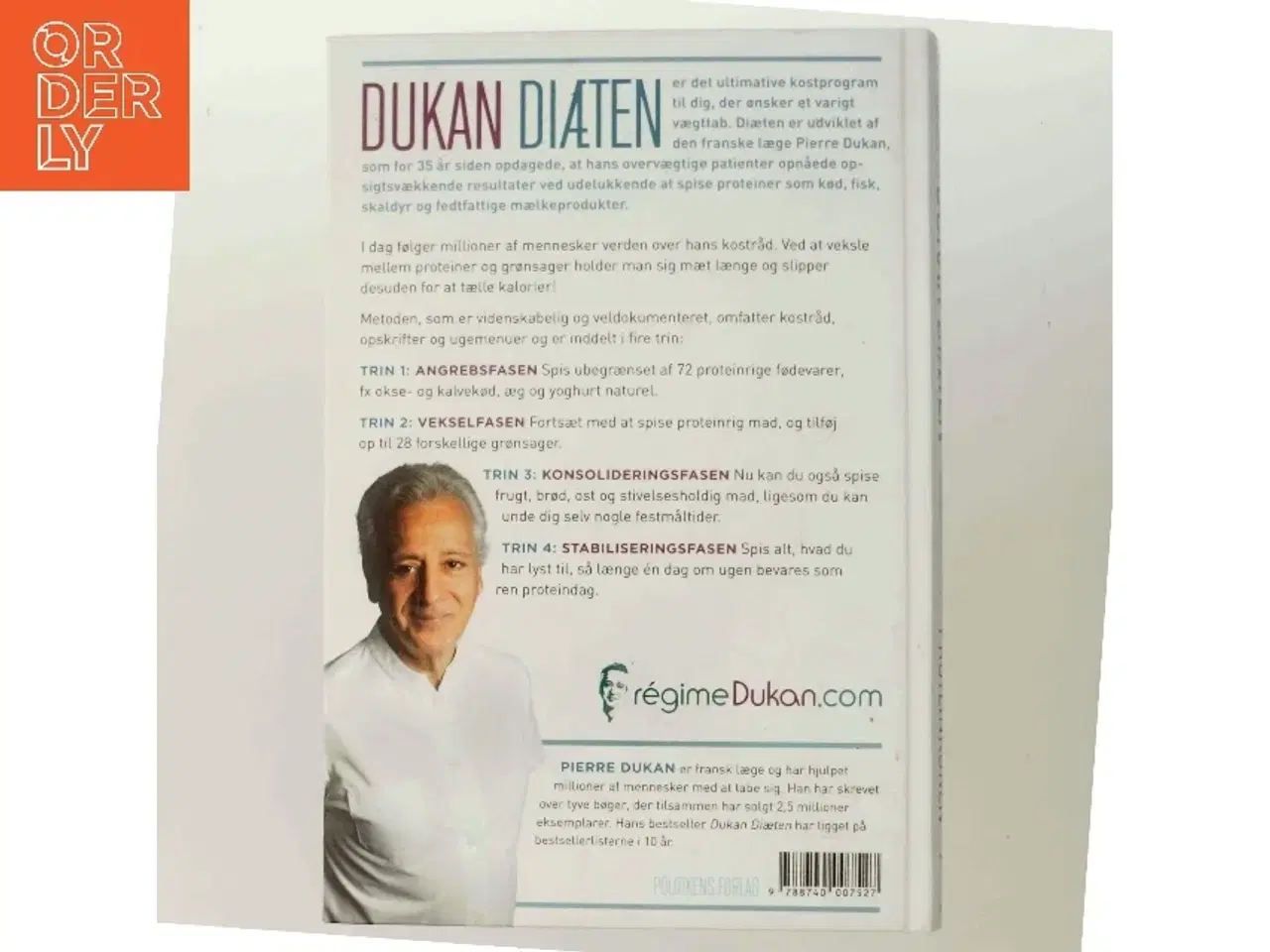 Billede 3 - Dukan diæten : gå ned i vægt med proteinkuren af Pierre Dukan (Bog)
