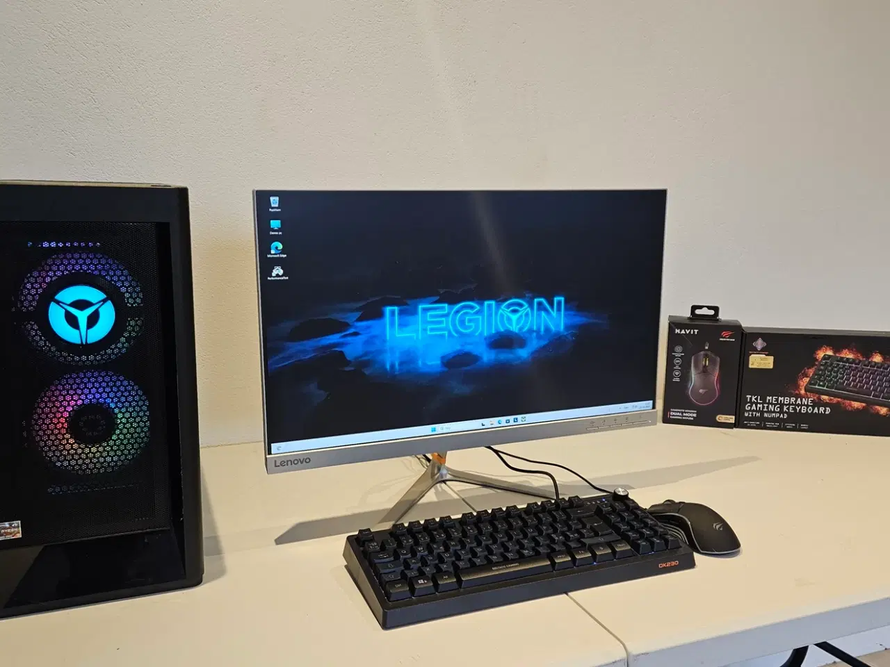 Billede 6 - Lenovo Legion T5 Gamer Pc+24" QHD Skærm