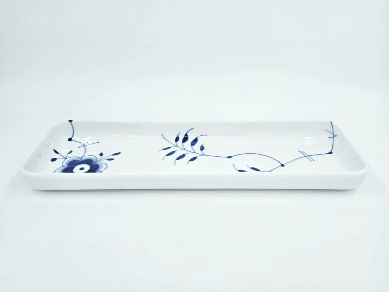 Billede 10 - Blå Mega Riflet Fad 1 sortering Porcelæn 
