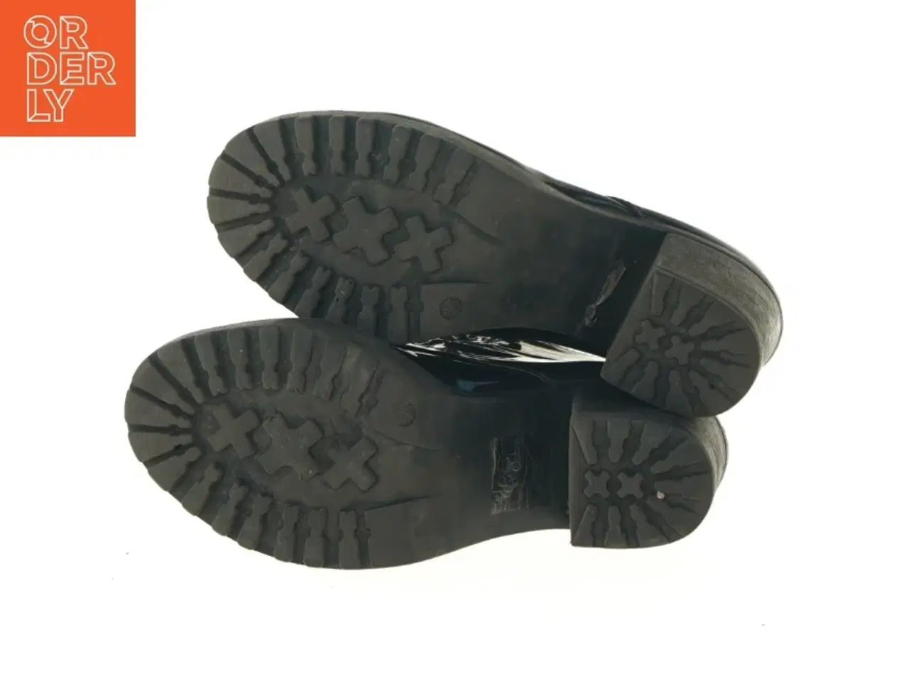 Billede 2 - Læderstøvler med hæl (str. 38 )