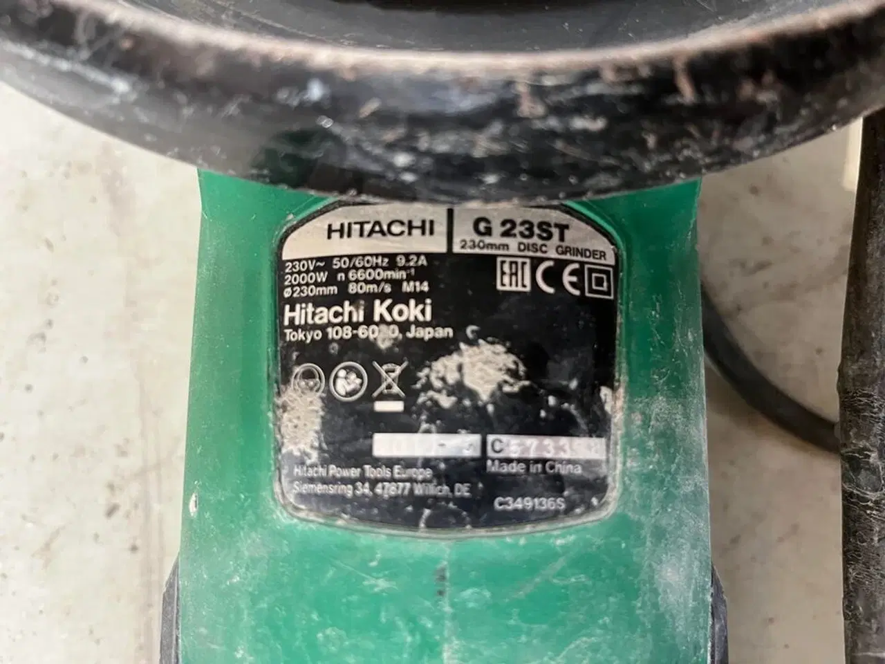 Billede 5 - Vinkelsliber, HITACHI G23ST