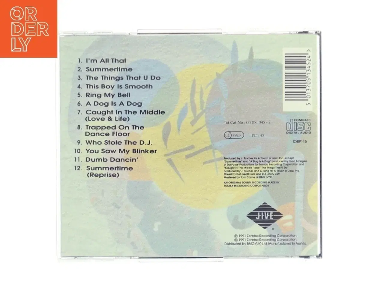 Billede 2 - DJ Jazzy Jeff & The Fresh Prince - Homebase CD fra Zomba Recording Corporation