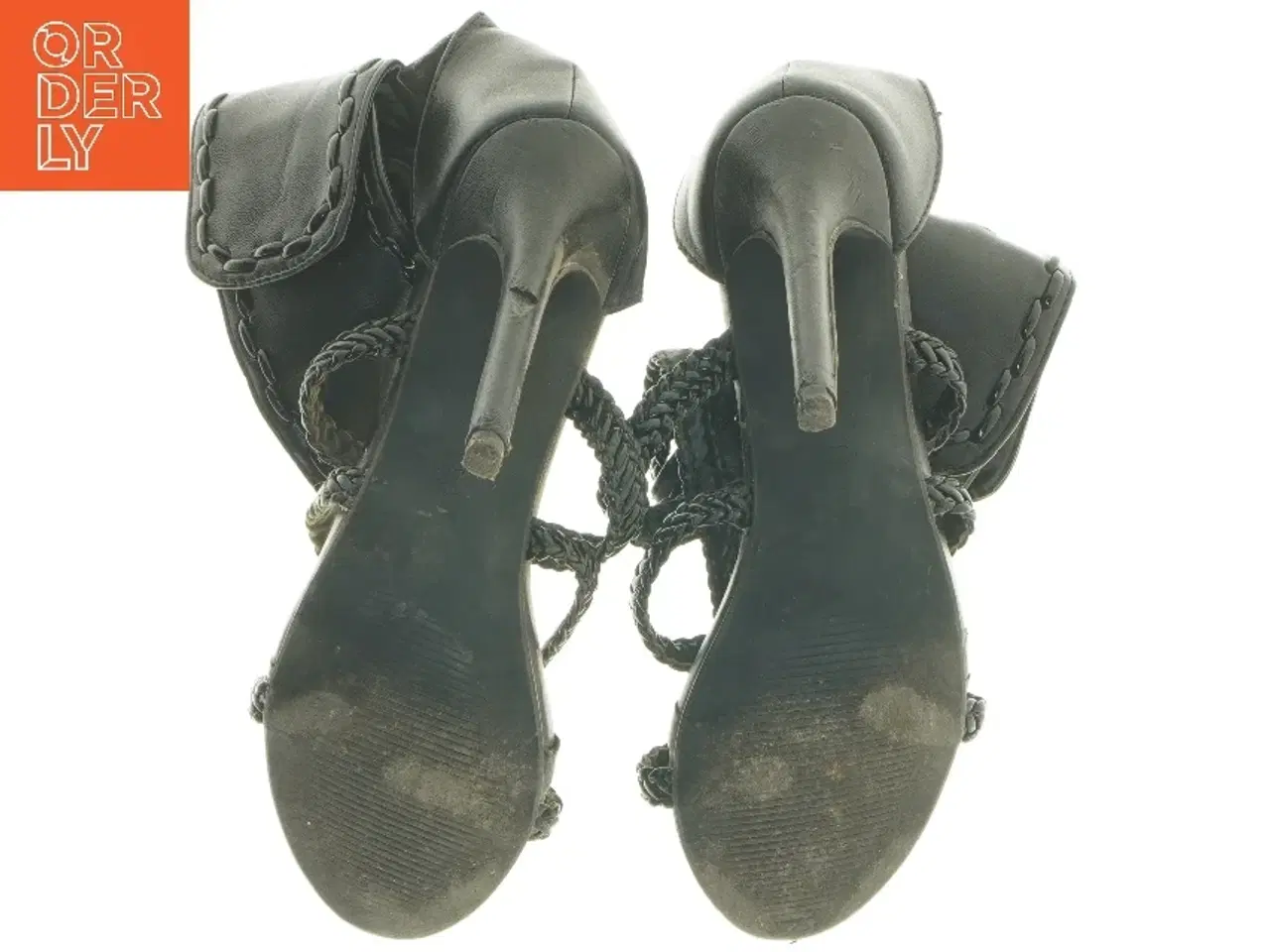 Billede 5 - Sorte stiletter med flettede detaljer fra Joy (str. 36 )