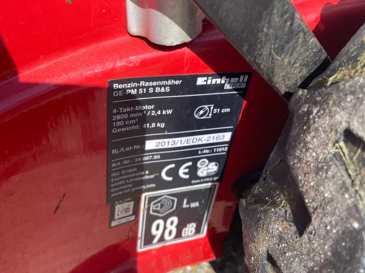 Billede 12 - Einhell Expert stor Rotorklipper 51 cm
