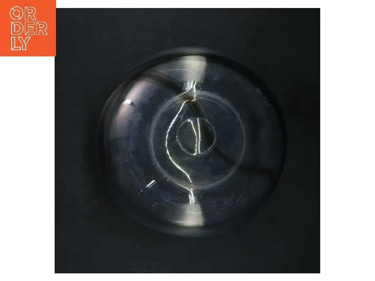 Billede 3 - Glasvase med multicolor design (str. Ø 16x16 cm)