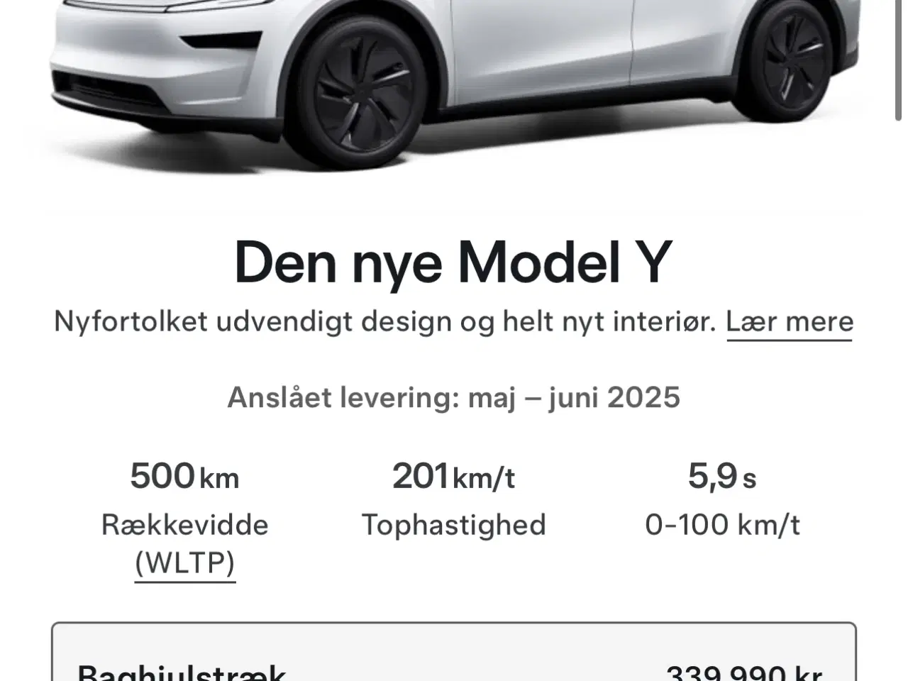 Billede 1 - 3800kr rabat, ved køb af ny Tesla