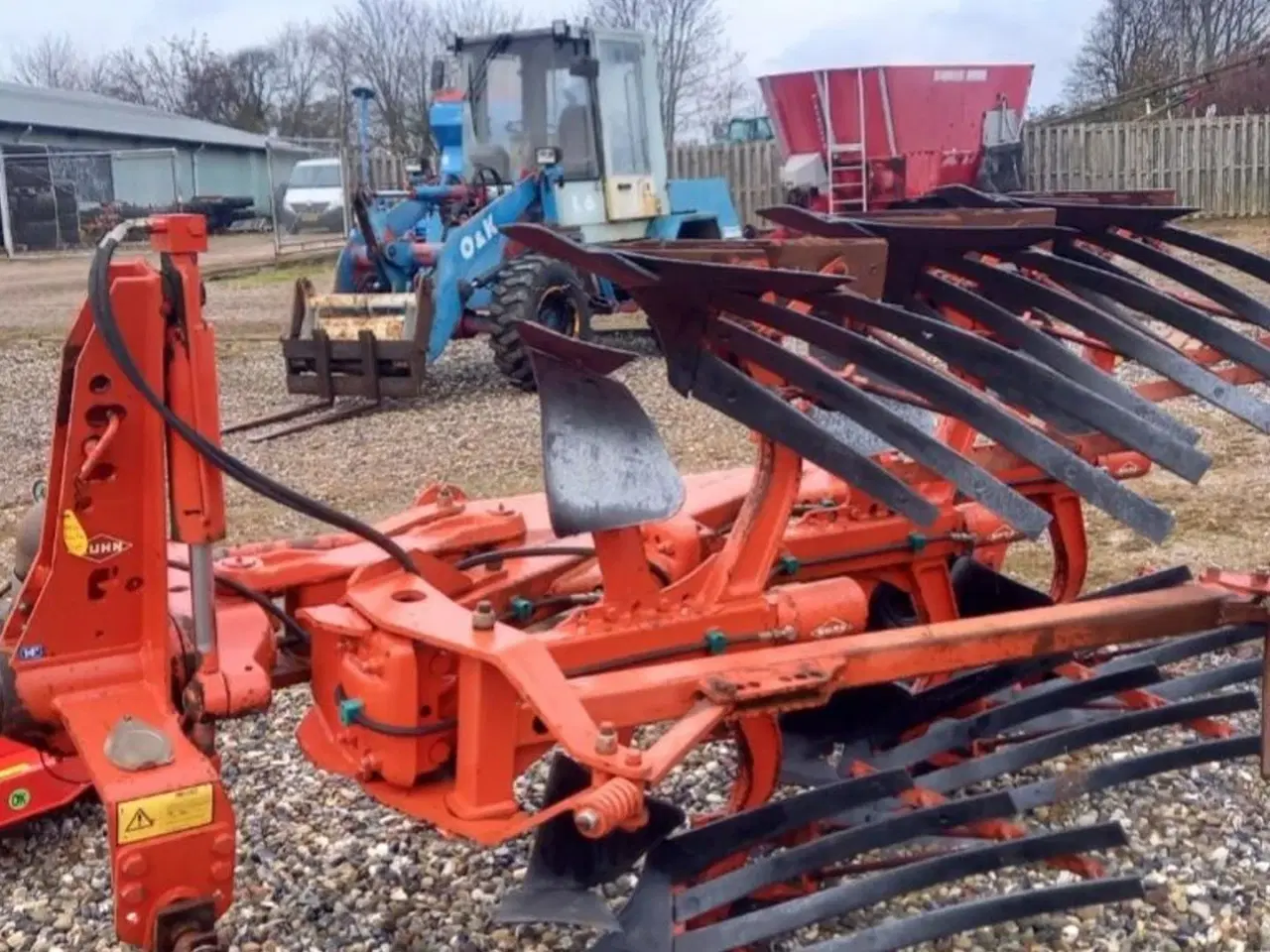 Billede 1 - Kuhn MASTER 120 3 furet vendeplov/ 14" Risteplov.