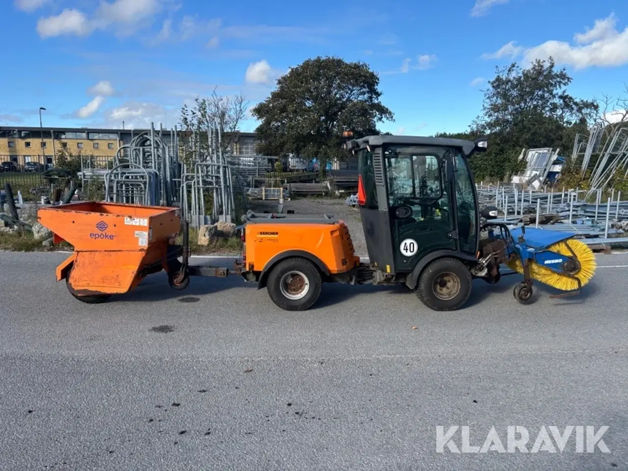 Billede 6 - Redskabsbærer Karcher Mic 50 advanced med tilbehør