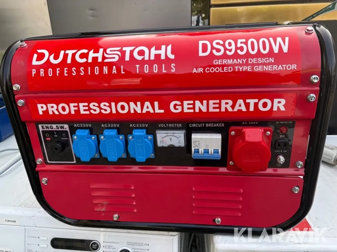 Billede 2 - Generator Dutchstahl Ds9500w