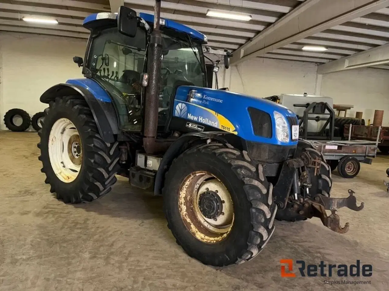 Billede 2 - New Holland TS 115 DL New Holland TS 115 A 4WD traktor.