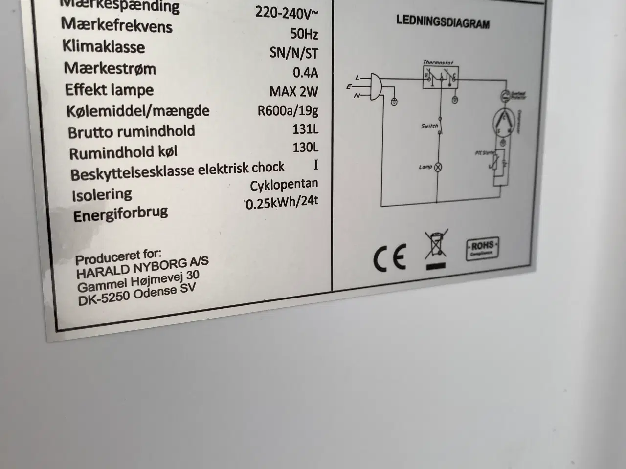 Billede 3 - Køleskab Wasco
