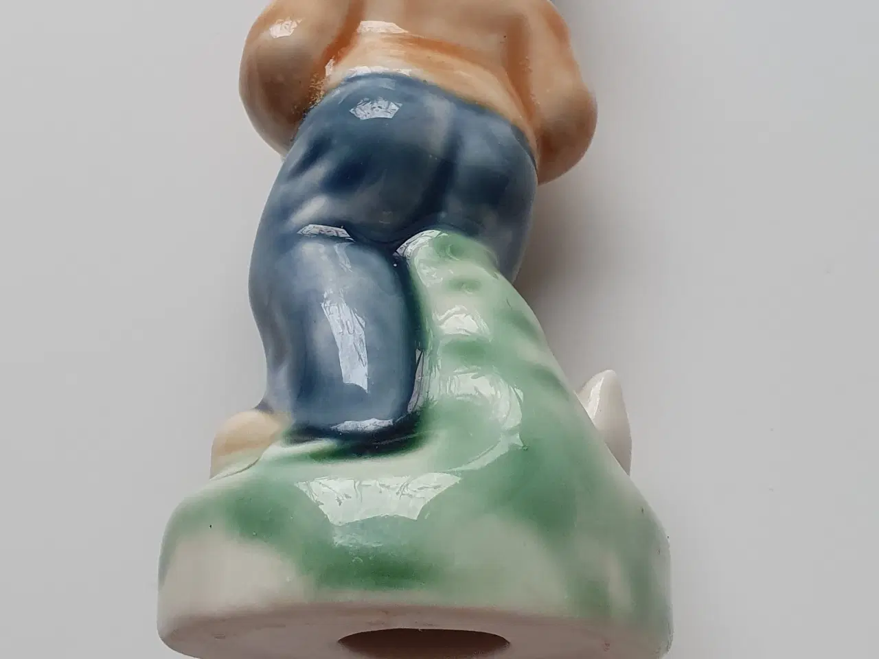 Billede 2 - Porcelænsfigur pige med kat 