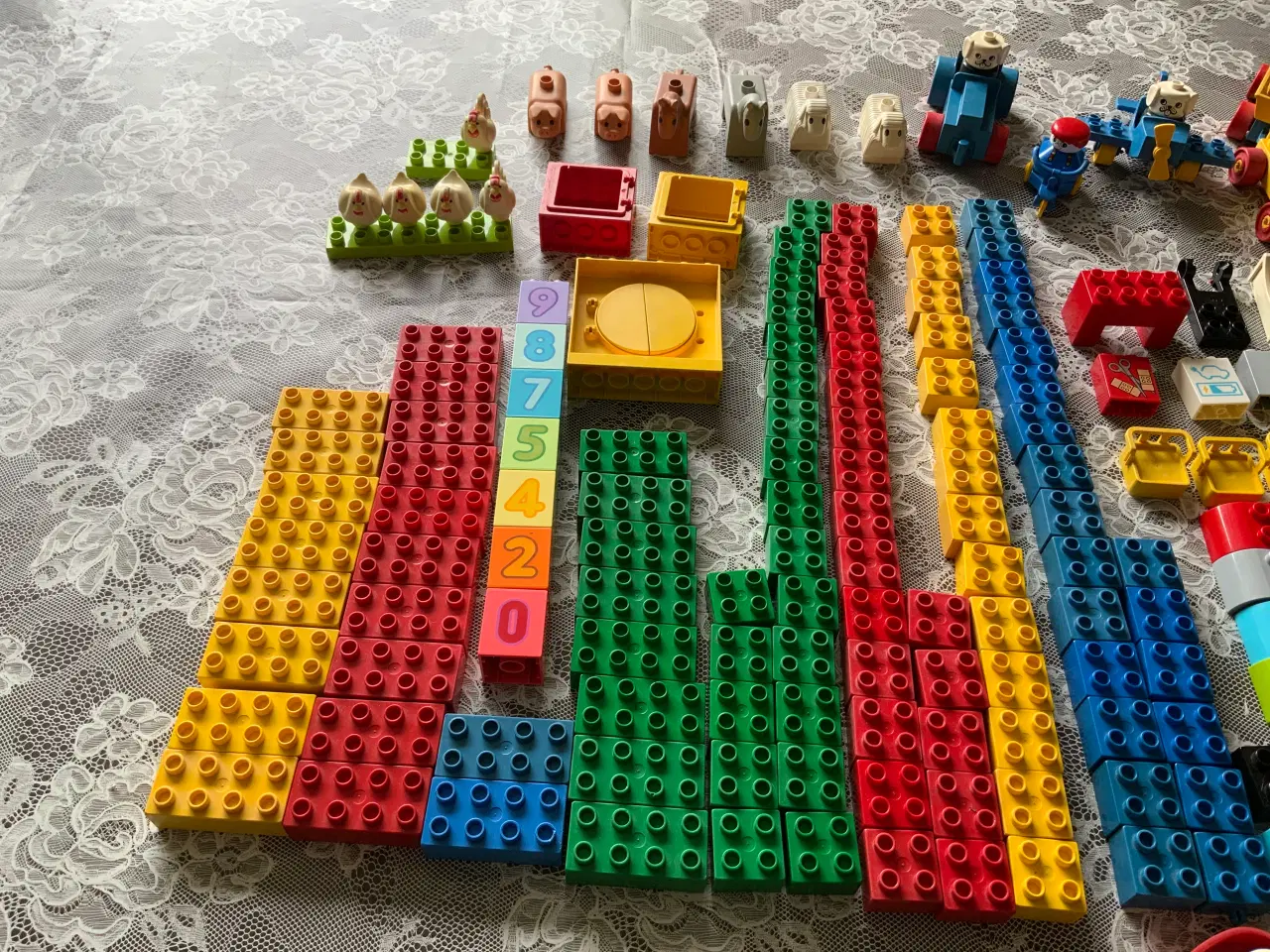Billede 2 - STOR SAMLING LEGO DUPLO MED MASSER BILER/DYR OG KL