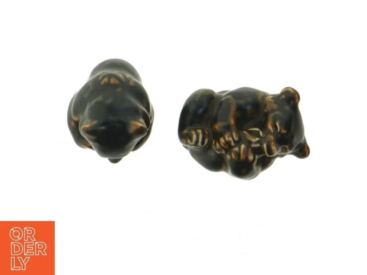 Billede 3 - Keramiske bjørnefigurer fra Royal Copenhagen (str. 9 cm)