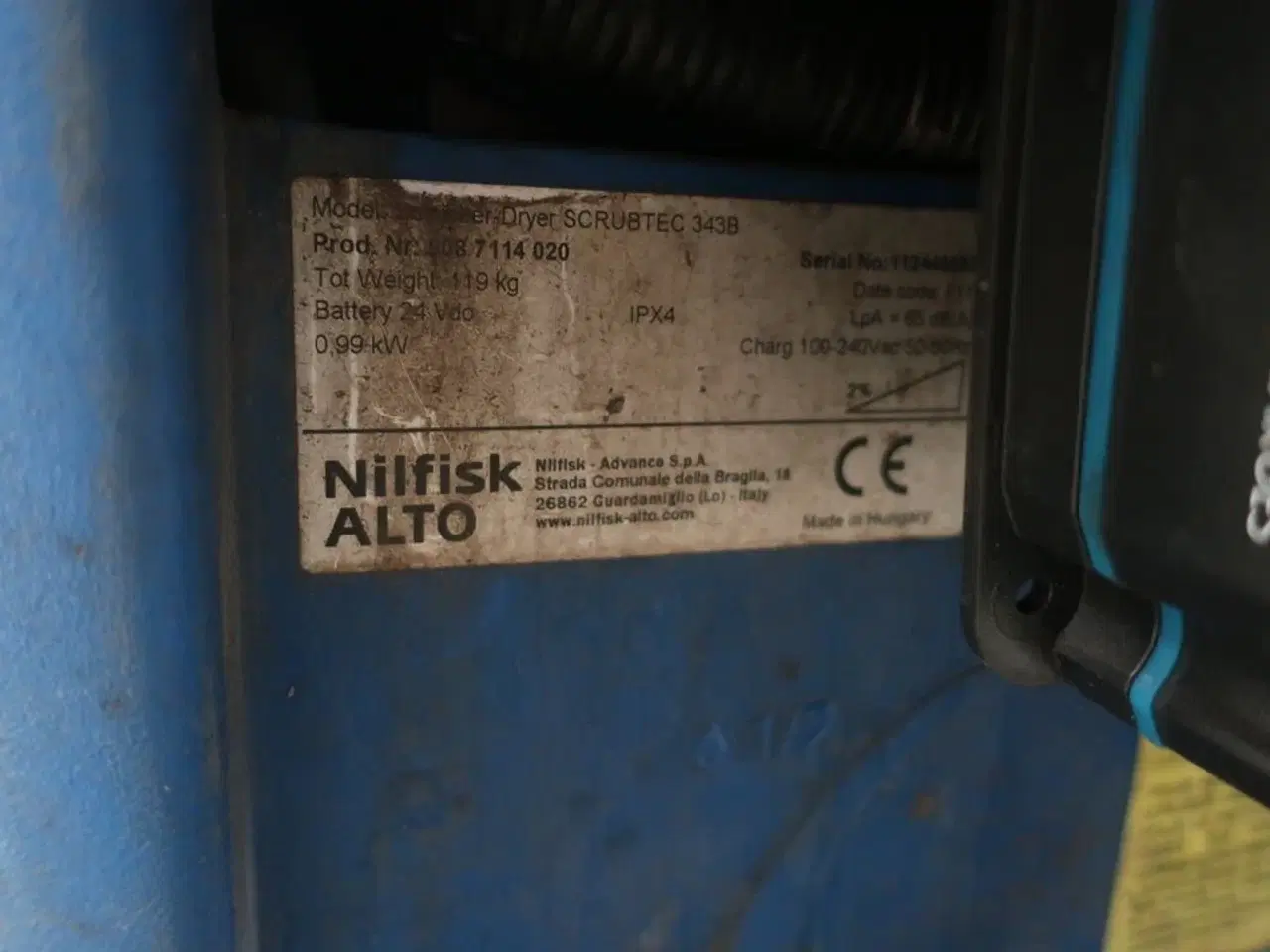 Billede 6 - Gulvvaskemaskine NILFISK SCRUBTEC 343B