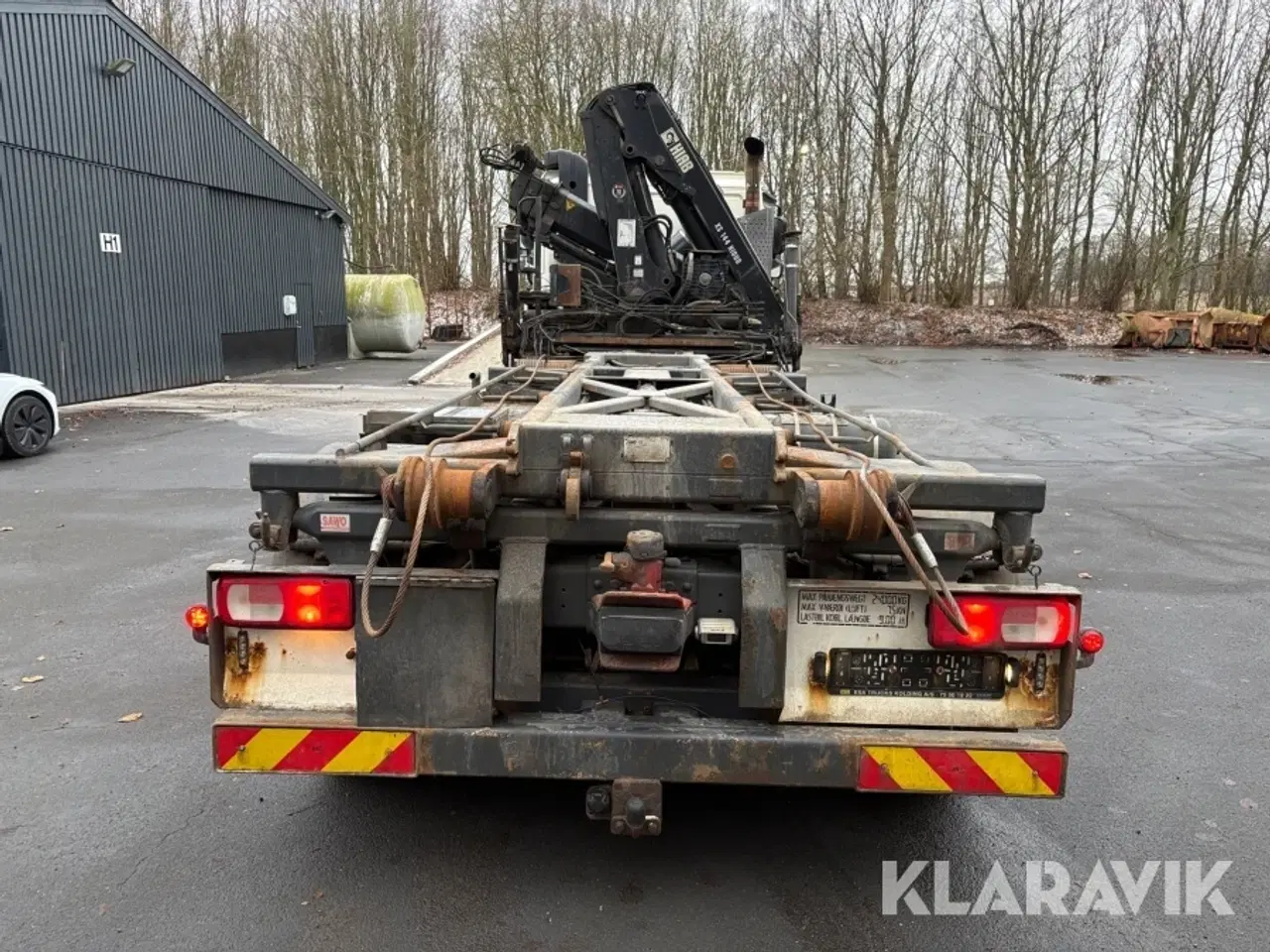 Billede 3 - Lastbil DAF CF 460 med wirehejs og kran